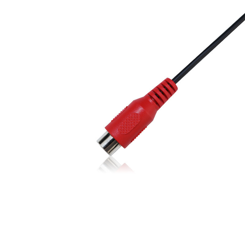 純銅車用ワイヤーハーネス ダブル赤白 RCA メス 2 ロータスヘッド リアビューライン RCA ダブルヘッド ワイヤー 1/2 オーディオ ワイヤー|undefined