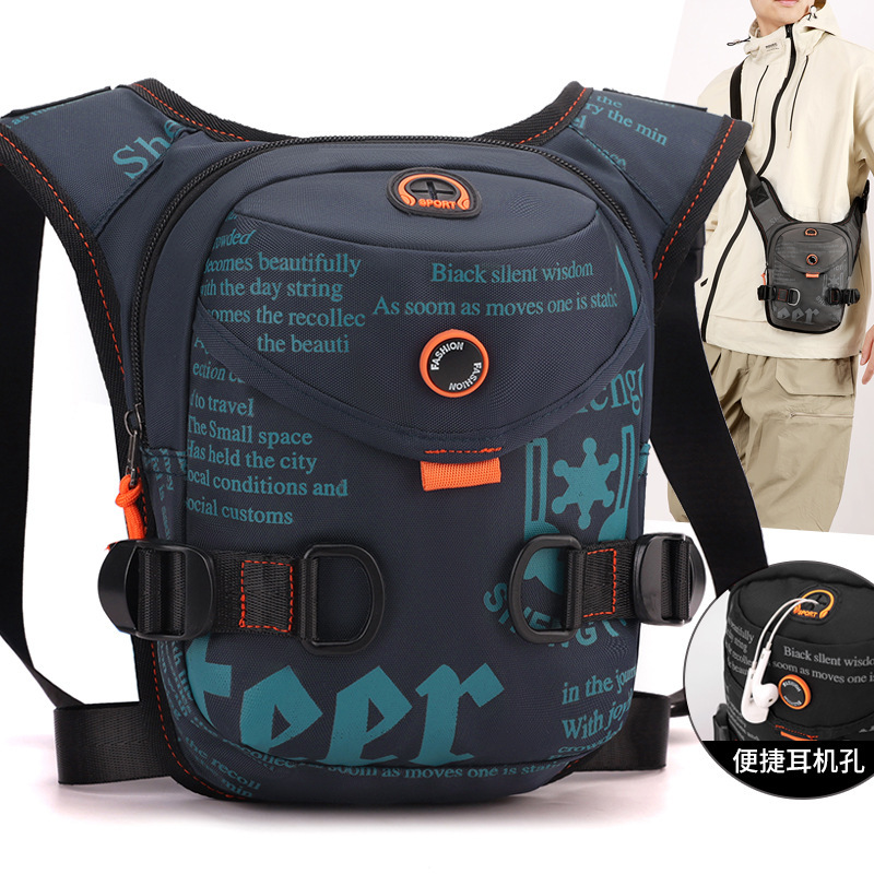 High-End Outdoor Cycling Leg Bag, High-End Multi-Functional Sports Men's Chest Bag, Popular Portable Waist Bag, Crossbody Bag