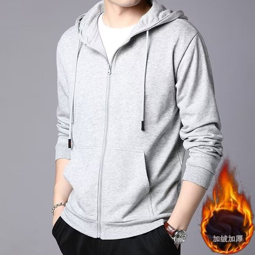Factory Batch Zipper New Hooded Sweatshirt Trendy Unisex iNStyle Simple Casual Youth Popular Autumn Clothing