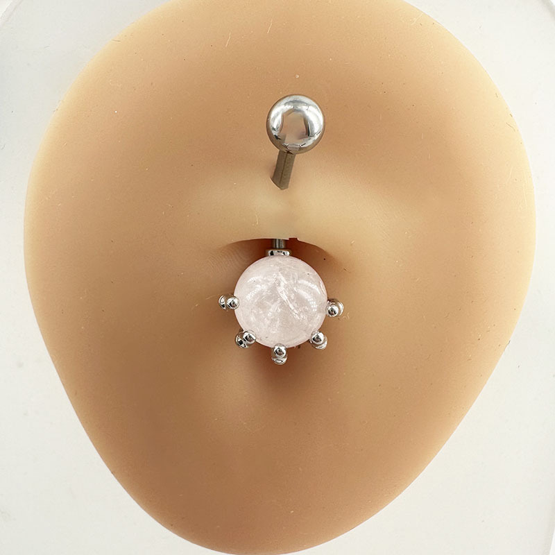 Bauchpiercing Ghost Claw Kristall Opal Bauchnabelpiercing Schmuck_voghion.com