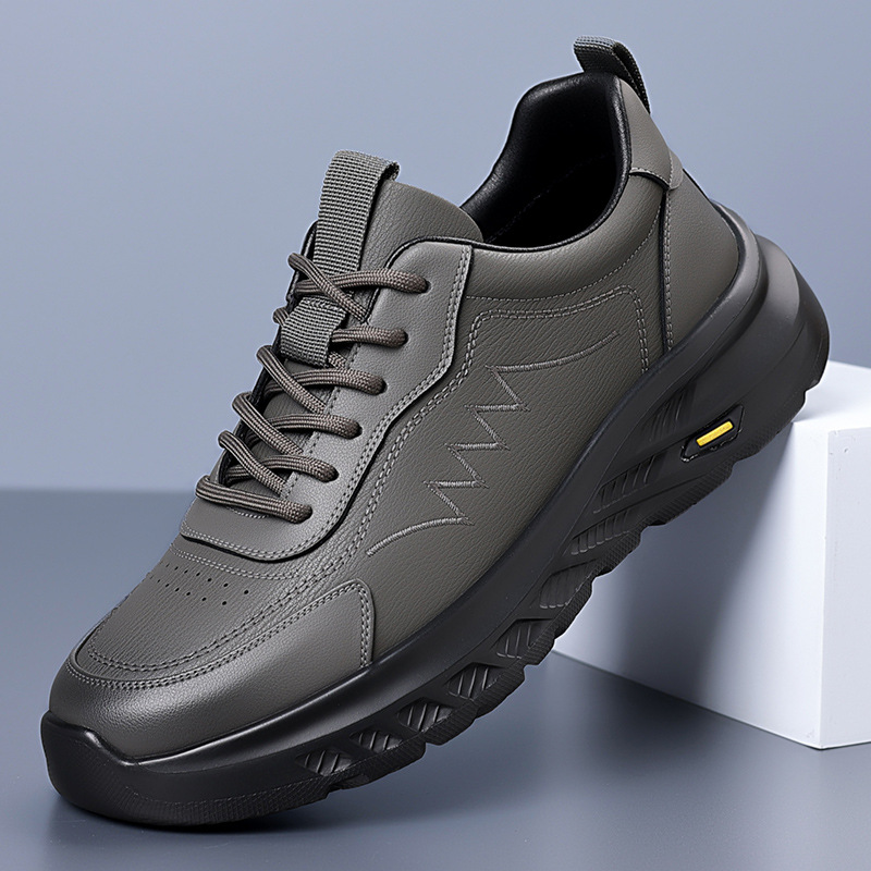 2025年秋冬新款运动鞋系带男士休闲鞋男鞋潮流青年时尚鞋一件代发