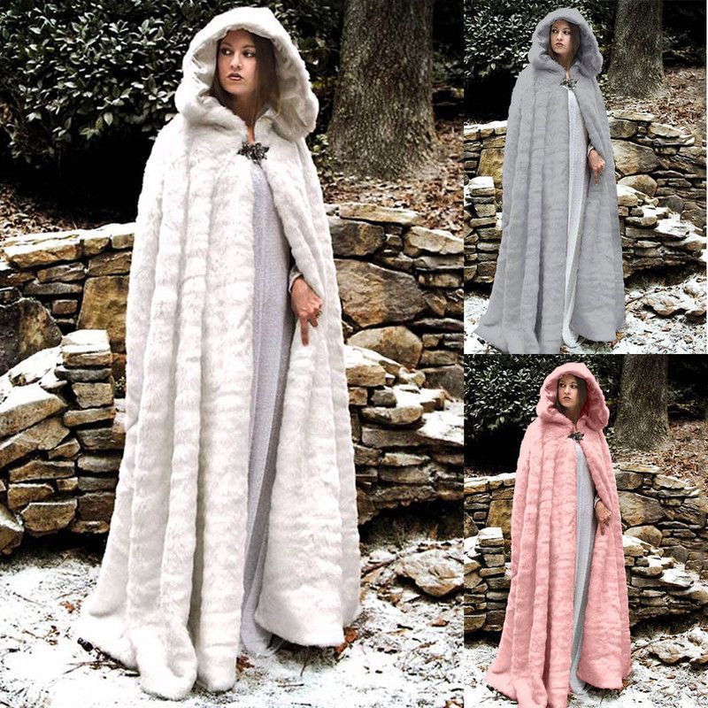 Cloak, keep warm trench coat for bride, 2019, increased thickness