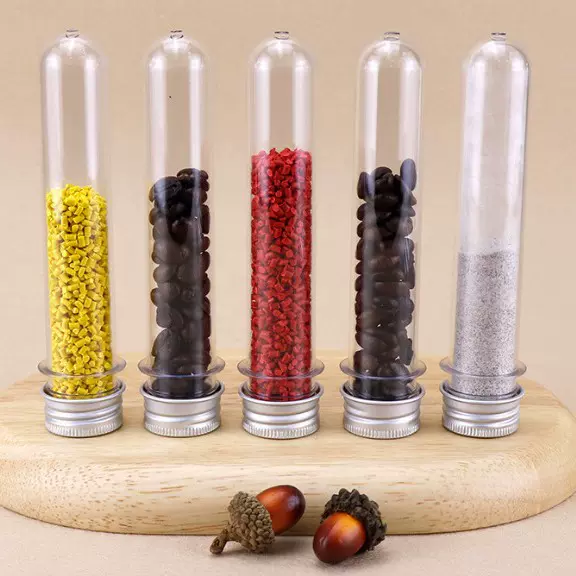 亚克力PET面膜试管瓶30/40ml跨境美妆小样分装代发跨境热销分装管