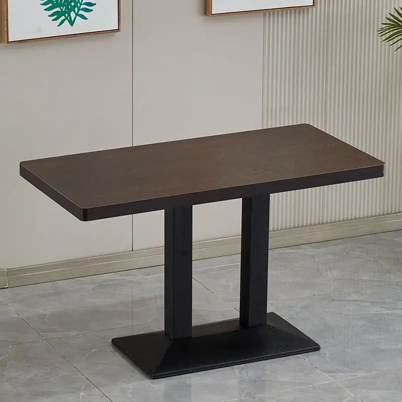 Snack Noodle Shop Barbecue Breakfast Catering Fast Food Table and Chair Combination Milk Tea Dessert Shop Restaurant Table Commercial Economical