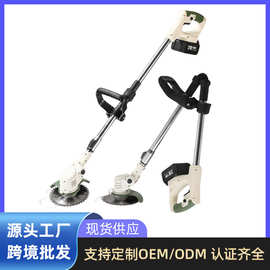 厂家新款电动打草机可折叠户外便携充电式割草机多功能园林工具
