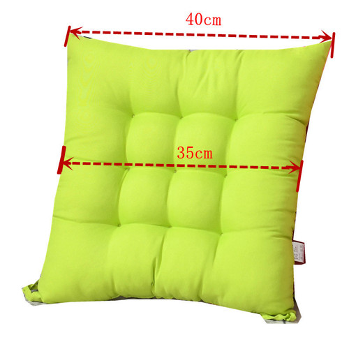 Wholesale solid color napped thick dining chair pads, office computer chair pads, student butt pads, tatami cushions
