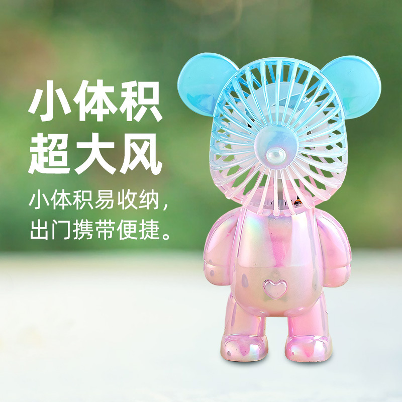 Mini Ventilador de Cuello Recargable USB de Plástico Portátil para Oficina y Dormitorio