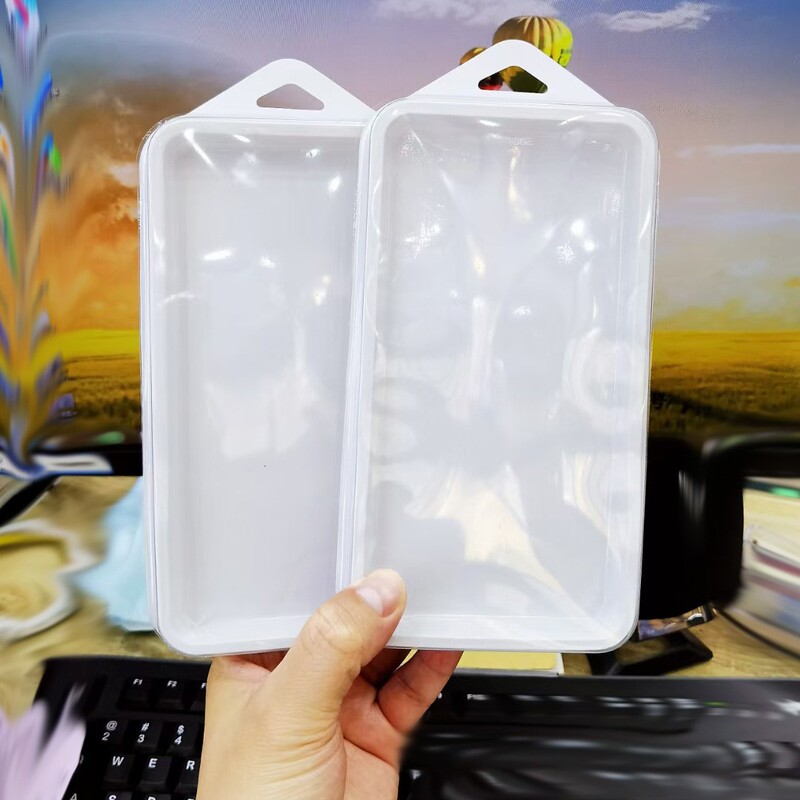 Pure white PVC plastic transparent packaging mobile phone shell blister packaging box Apple 13 mobile phone shell packaging in stock Pure white PVC plastic transparent packaging mobile phone shell blister packaging box Apple 13 mobile phone shell packaging in stock