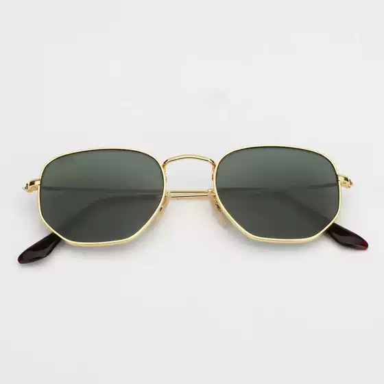 Men's and Women's Polarized Sunglasses 3548N Retro Driving Glass Lens Mirrored Sun Glasses