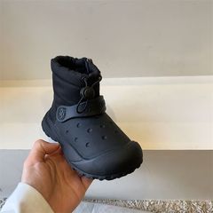 儿童雪地靴2025冬季女童大棉鞋加绒加厚男童棉靴保暖宝宝童鞋防水