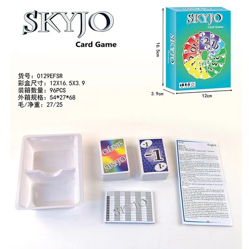 Cross-border English game Russian adult game party game funny adult card board game chess