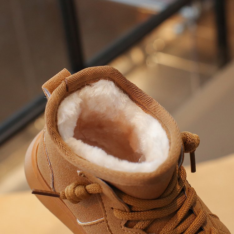 Mädchen-Schneestiefel 2025, dicke Fleece-Baumwollstiefel für den Winter, vielseitig, rutschfest, warme, weiche Sohle, kältebeständig_voghion.com