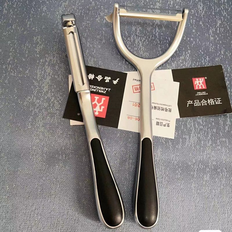 Cuchillo de acero inoxidable alemán de cocina casera artefacto de peeling frutas, verduras, melones, frutas raspadoras cuchillo de acero inoxidable