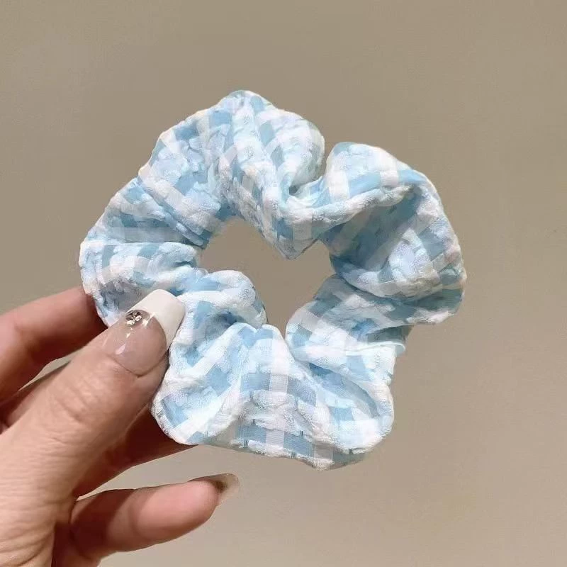 Корея волосы прожиг large intestine hair ribbon полосы галстук голова верёвка сеть красный девочка полный жир кишечника шарик волосы кольцо оптом