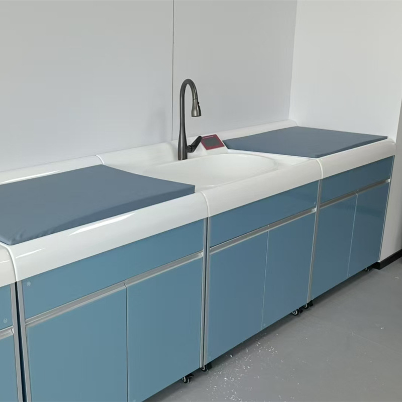 Baby Baptism Pool Hospital Constant Temperature Kidsren's Spa Machine Multifunctional Bathtub Touch Care Table with Cabinet