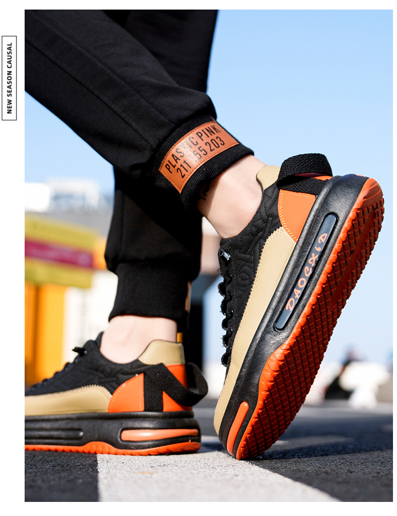 Scarpe casual da uomo Scarpe sportive Sneakers Tessuto sintetico Calzature leggere e versatili_voghion.com