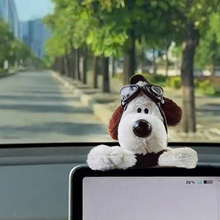 汽车内饰品摆件车载挂件中控后视镜屏幕趴趴玩偶2025龙年新款2023