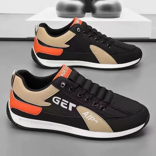 Daifa Autumn New Men's Shoes Casual Shoes Soft-soled Running Trendy sneaker Men's White Shoes Flat Forrest Gump Shoes