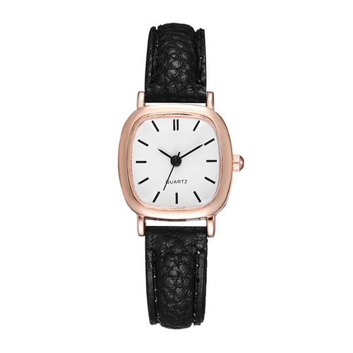 Square watch for men and women, minimalist, personalized, retro, quartz, strap watch for women