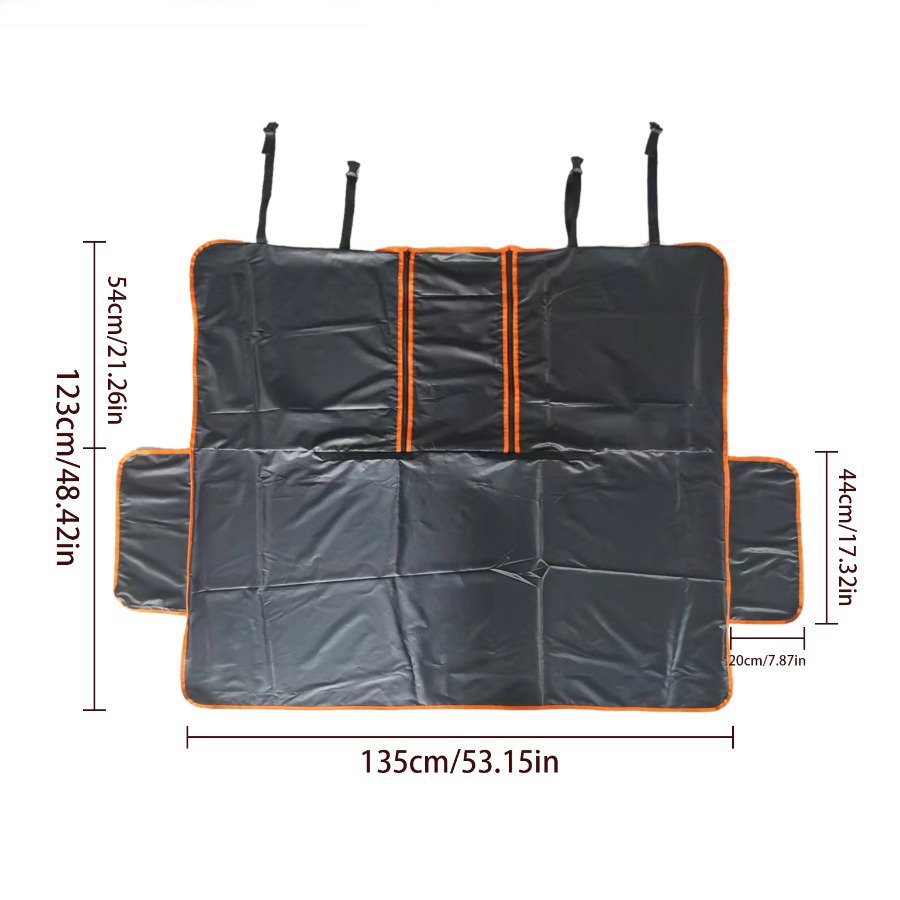 Cojín para mascotas del maletero del automóvil, cojín para mascotas del automóvil a prueba de suciedad e impermeable, cojín para perros engrosados, distribución transfronteriza