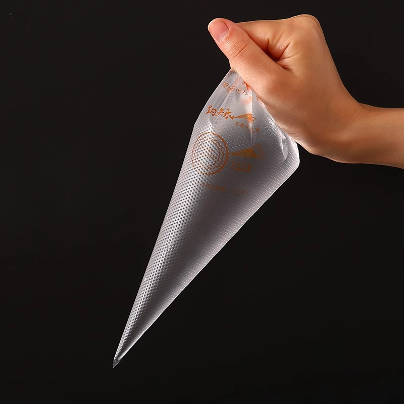 Boca de bolsa de flores para hornear un solo uso para bebés herramientas de alimentos suplementarios para pastel de crema bolsa de flores de acero inoxidable extrusora de flores