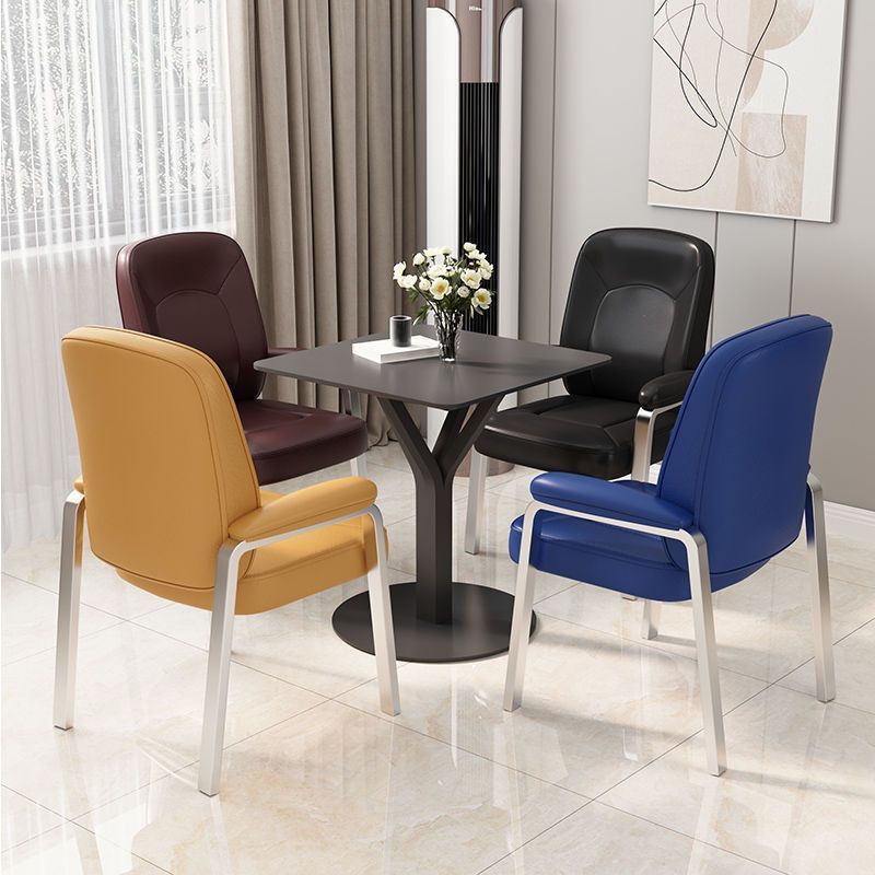 Silla de personal simple transpirable silla de respaldo confortable silla de oficina de paquete suave doméstica sala de ajedrez y tarjetas silla de mahjong