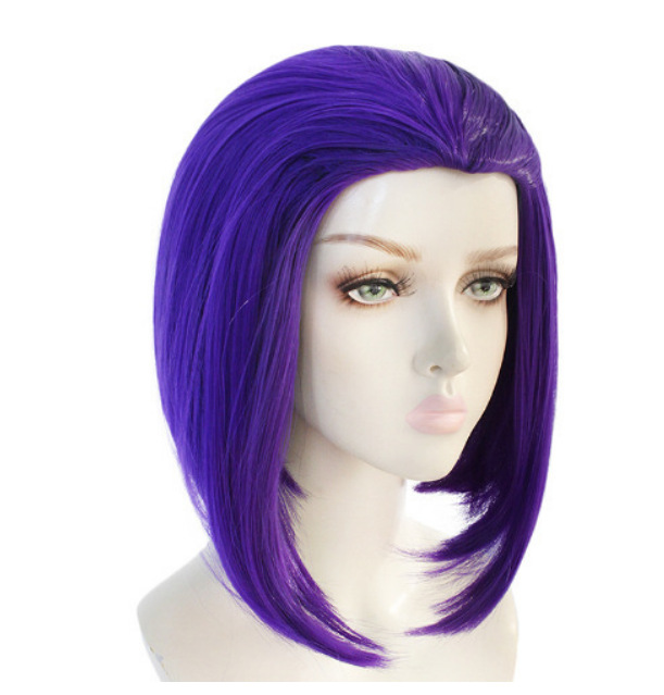 Nuevo disfraz de cosplay de la superheroína Raven de DC Comics, Teen Titans, estilo anime oscuro, en stock.