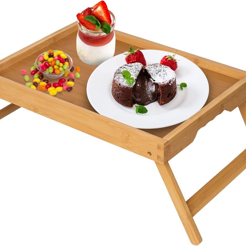 Modern Minimalist Wooden Bed Foldable Tray Simple Computer Desk Dining Tray Multi-Purpose Home Bedroom Use Modern Minimalist Wooden Bed Foldable Tray Simple Computer Desk Dining Tray Multi-Purpose Home Bedroom Use