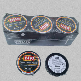 Iron box shoe polish wholesale leather shoes maintenance oil brown black natural color iron box high-grade shoe polish
