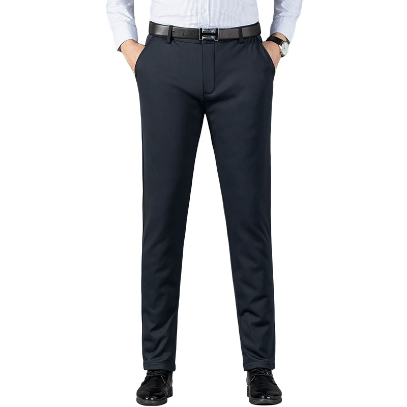 Velvet demi-season warm trousers with down for leisure, feather stuffing, goose down