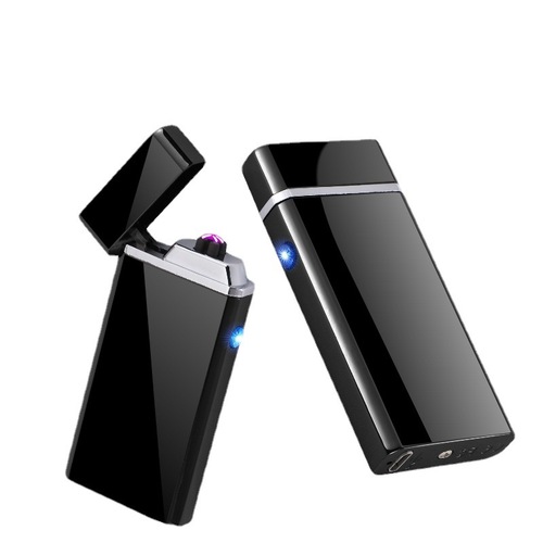Lighter JL612 Rechargeable Lighter Cross Dual Arc Pulse USB Rechargeable Cigarette Lighter Manufacturer Dropshipping