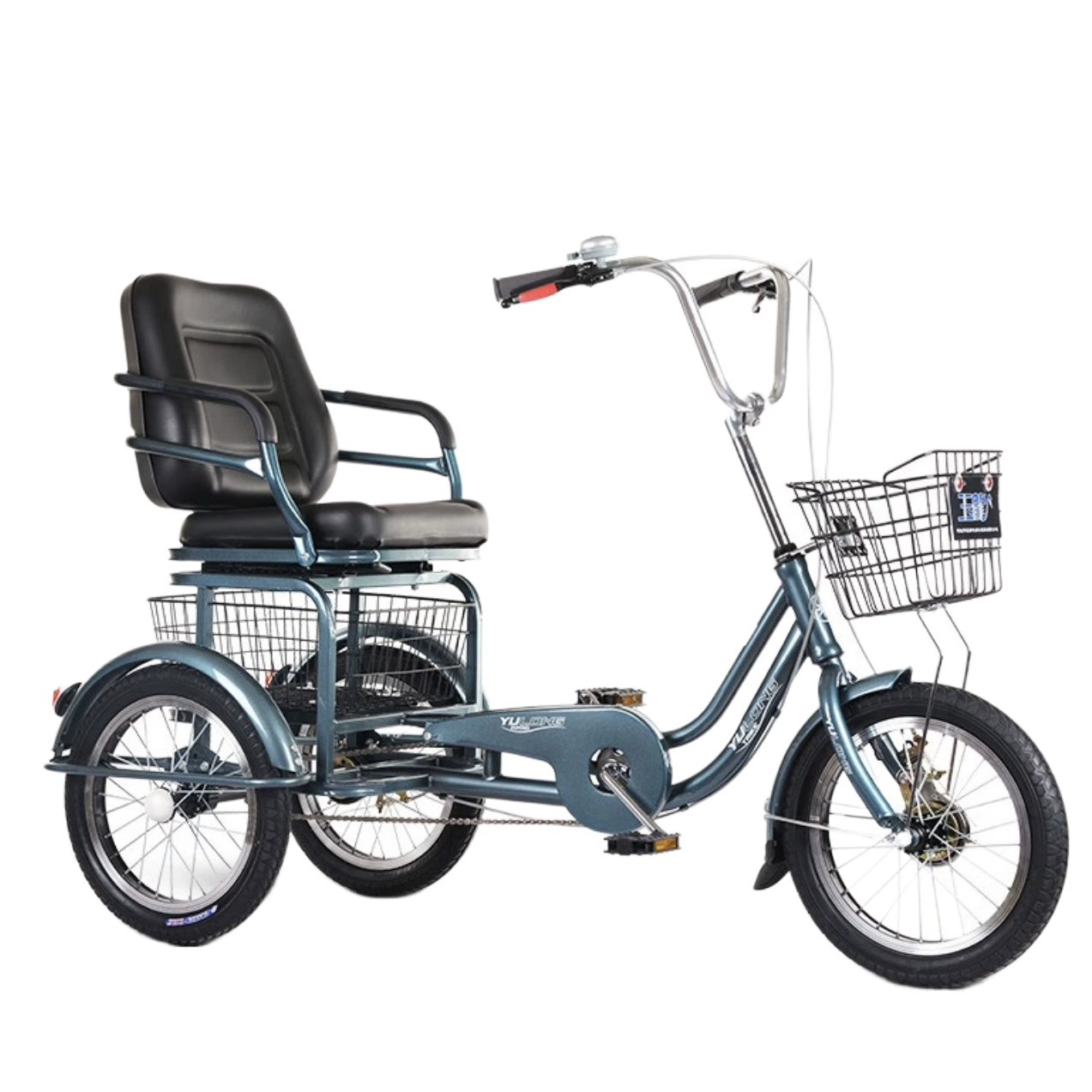 Высококачественный легкий трехколесный велосипед гладкий пожилой скутерист трехколесный велосипед с увеличенных производителей корзин