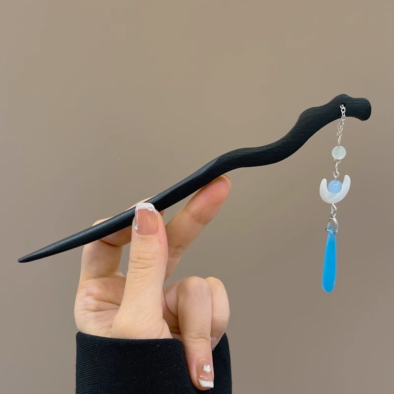 El estilo de alta sensación de miniatura caballo falda clip de cabello nuevo estilo chino tocado antiguo clip de cabello estilo nacional clip de cabello paso de cabello para mujeres image 117
