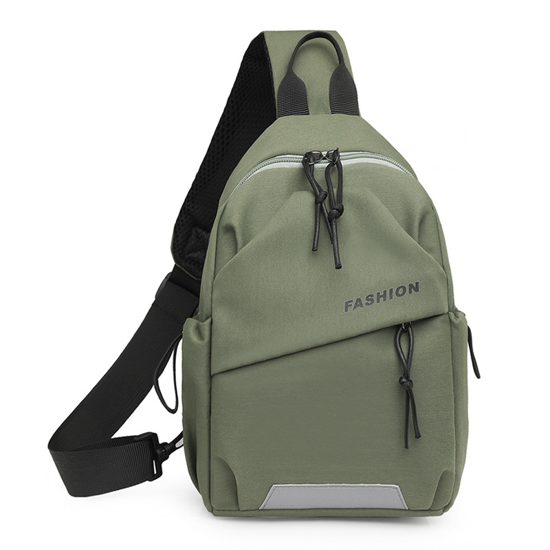 Bolso de pecho Bolso bandolera de un solo hombro para hombre 2025 nuevo bolso de hombro al aire libre ligero y versátil para mujer mochila deportiva de ocio