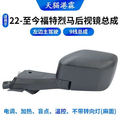 Rear mirror/rearview mirror assembly Lima Reversing Mirror Assembly - 9-wire-blind-spot-temperature-control-without-turn-signal-pockmarked-main-driver