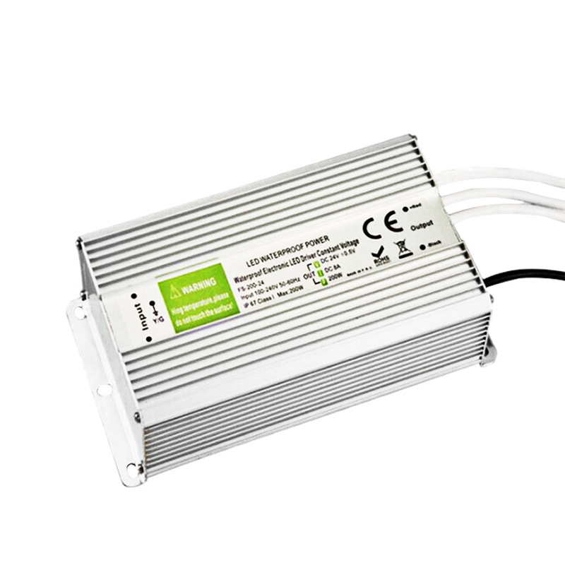 硕峰LRS-200W防水开关电源 24V户外监控 LED12V防水电源 跨境专供