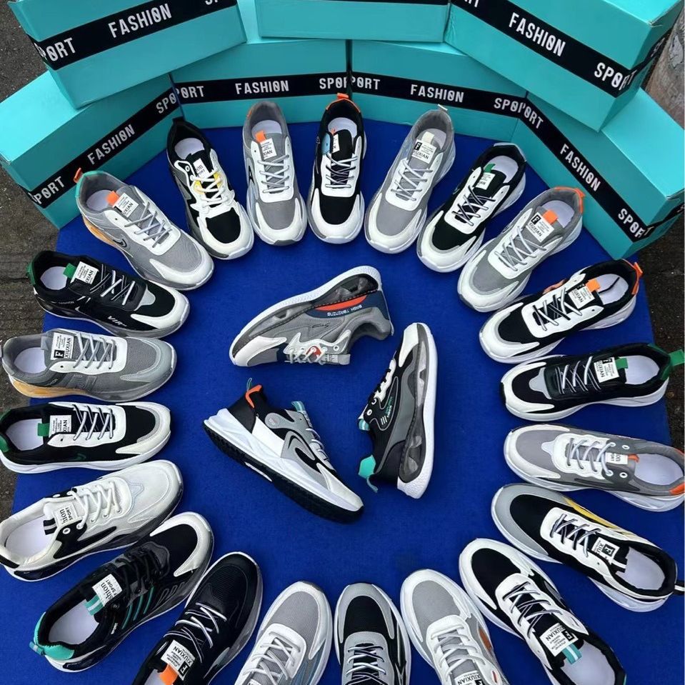库存鞋批发工厂尾货男女鞋老爹鞋休闲运动鞋直播地摊外贸鞋子潮牌