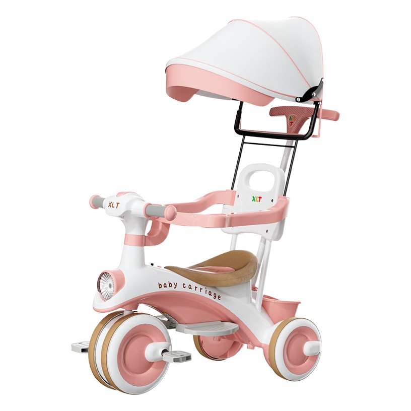 Bicicleta Triciclo de los niños 1-3-6-años de edad bebé ligero Bebé caminando bebé gadget coche de los niños