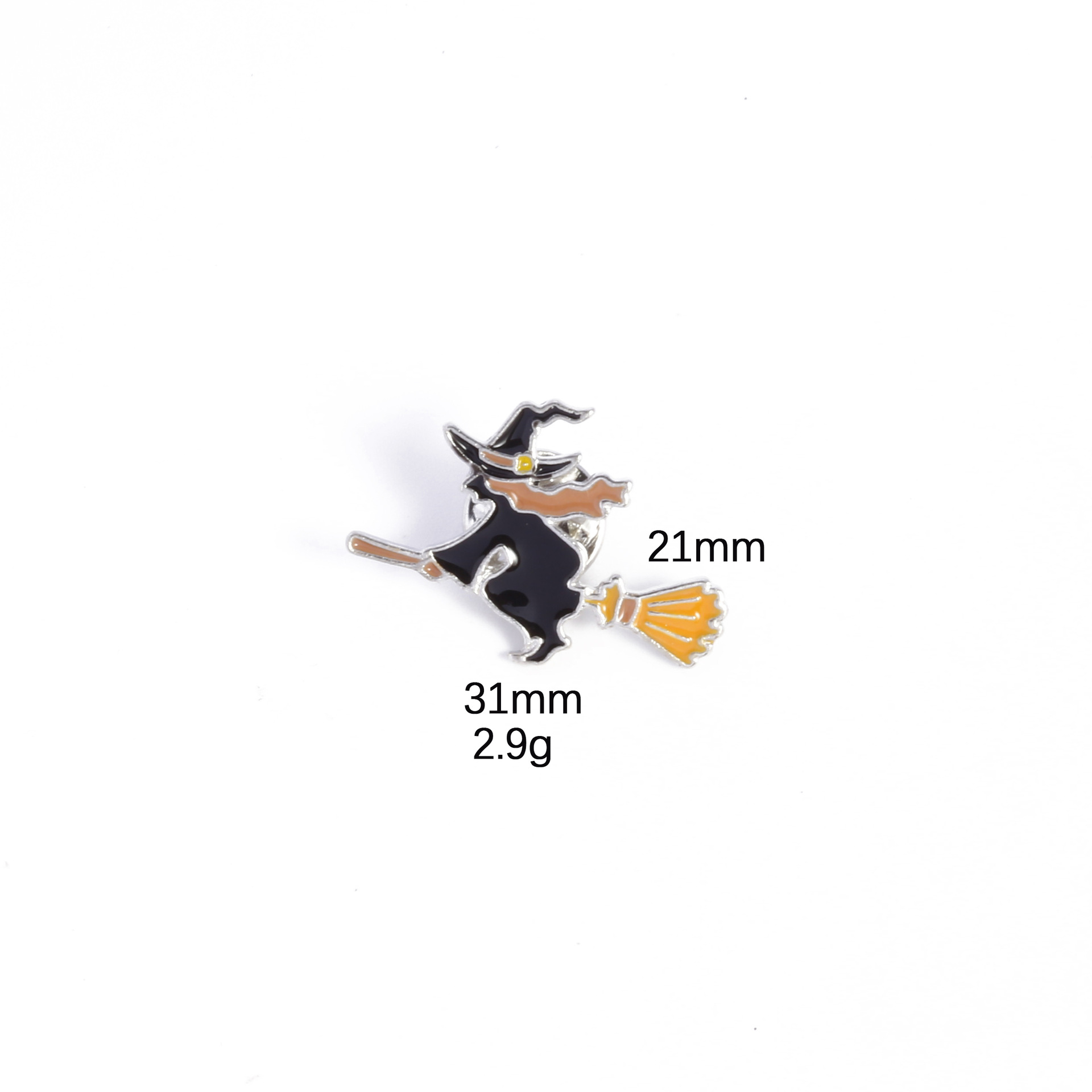 10g Weight Brooches Classification Party, Festival Occasion Zinc alloy Material Halloween Festival Pumpkin, hat, Skull Pattern Unisex Gender Enamel Design Cute, Funny Style Cute Funny Pin Pumpkin Hat Skull Zinc Alloy Enamel Unisex Brooches 6