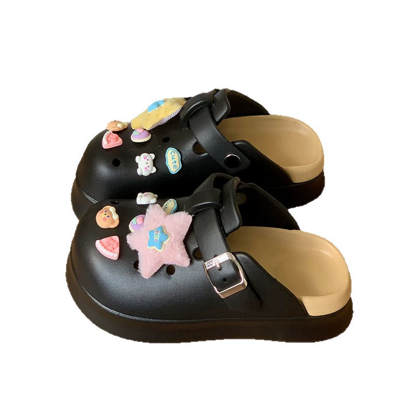Женские сабо Dopamine Birkenstock Crocs-стиля, толстая подошва, с закрытым носком, противоскользящие (35–40)