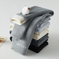 女童褲子加絨特厚中小童長褲600克兒童打底褲外穿純棉寶寶保暖褲