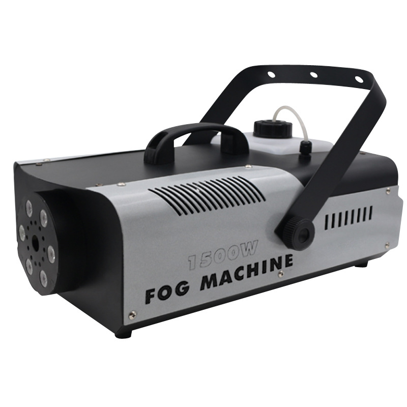 Máquina de Humo Paiton de 1500w con Temperatura Constante, Máquina de Humo Electrónica Pequeña para Bares, Máquina de Pulverización de Alta Potencia con LED de Colores para Escenarios