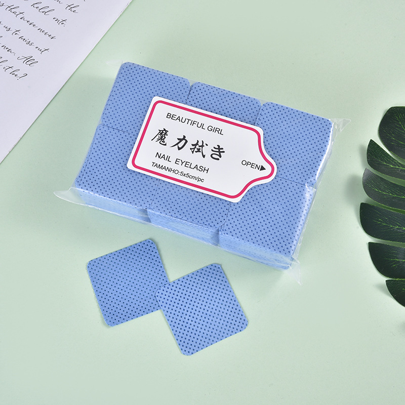 Lavado de uñas de algodón, removedor de uñas, pegamento para pestañas, algodón limpio, algodón para uñas, algodón para uñas, pegamento para la boca de la botella, algodón para uñas, algodón para uñas