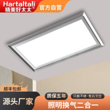 照明换气扇二合一厨房强力静音排风扇灯卫生间排气扇集成吊顶灯