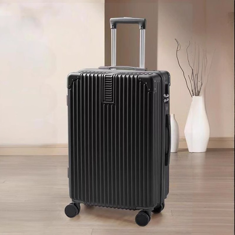 Equipaje femenino redins retro pequeño maleta de viaje universal rueda contraseña caja de cuero 26 pulgadas resistente y duradero