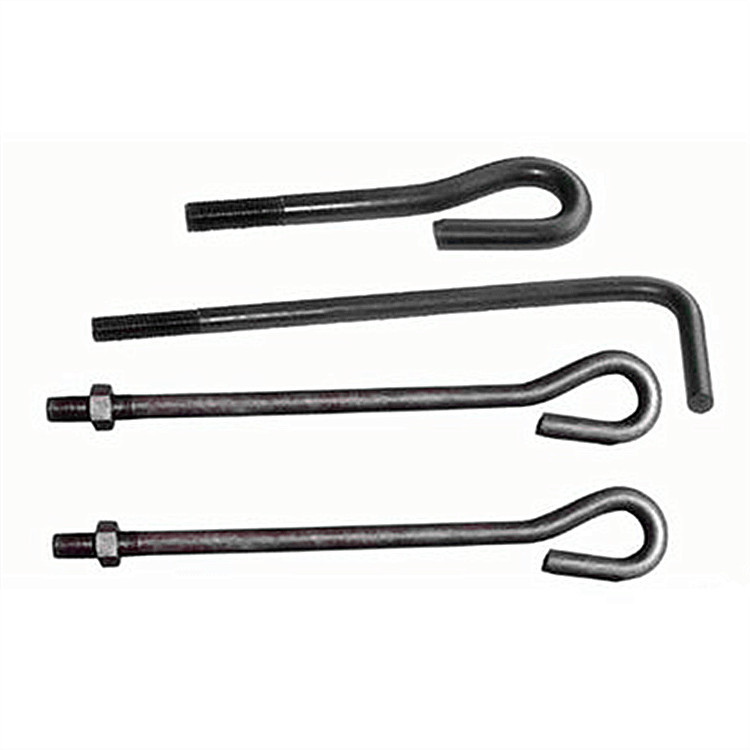 地脚螺栓预埋件7字地脚螺丝高强度钢结构地脚螺栓焊板预埋地脚