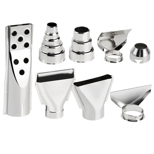 Universal hot air gun nozzle nozzle gun nozzle air gun nozzle flat mouth round duck tongue three-section five-section air duct accessories