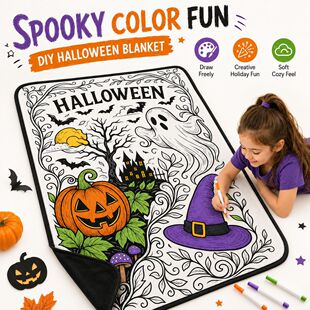 �f�}���羳���NDIY��ͯ�T�fë̺Coloring Blanket�H�ӻ�Ӯ���̺