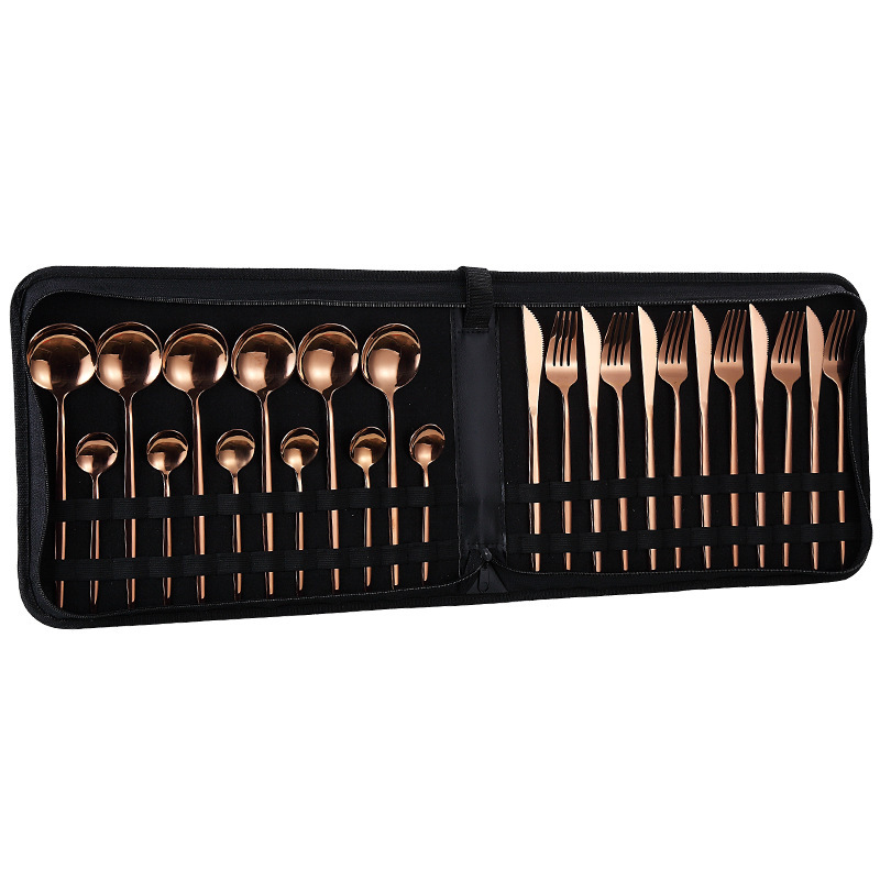 E타입 [펜박스백] 로즈골드 24종세트