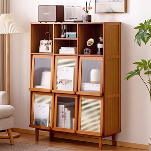 Floor-Standing Cupboard Storage Rack Multi-Layer Storage Rack for Sundries Layered Rack Snack Rack Home Bedroom Living Room Storage